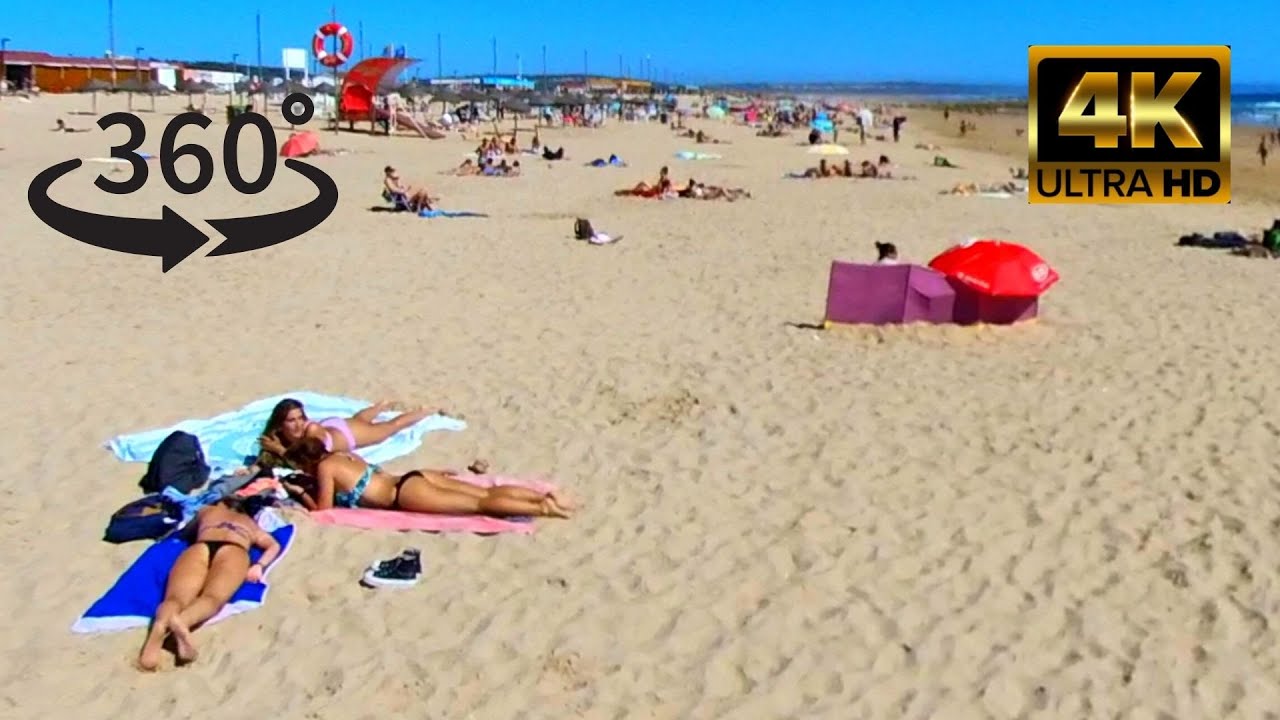 Costa da Caparica Beach | Portugal 🇵🇹 | 360º Beach Walk PT 8
