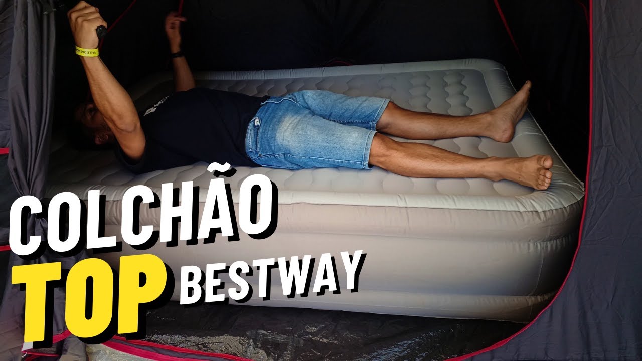 O Melhor colchão que já comprei! Colchão Inflável Casal Queen Fortech Com Bomba Embutida Bestway