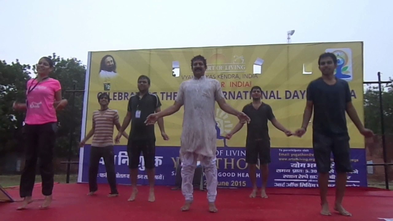 YOGA DAY  2015 | BIKANER | RAILWAY GROUND