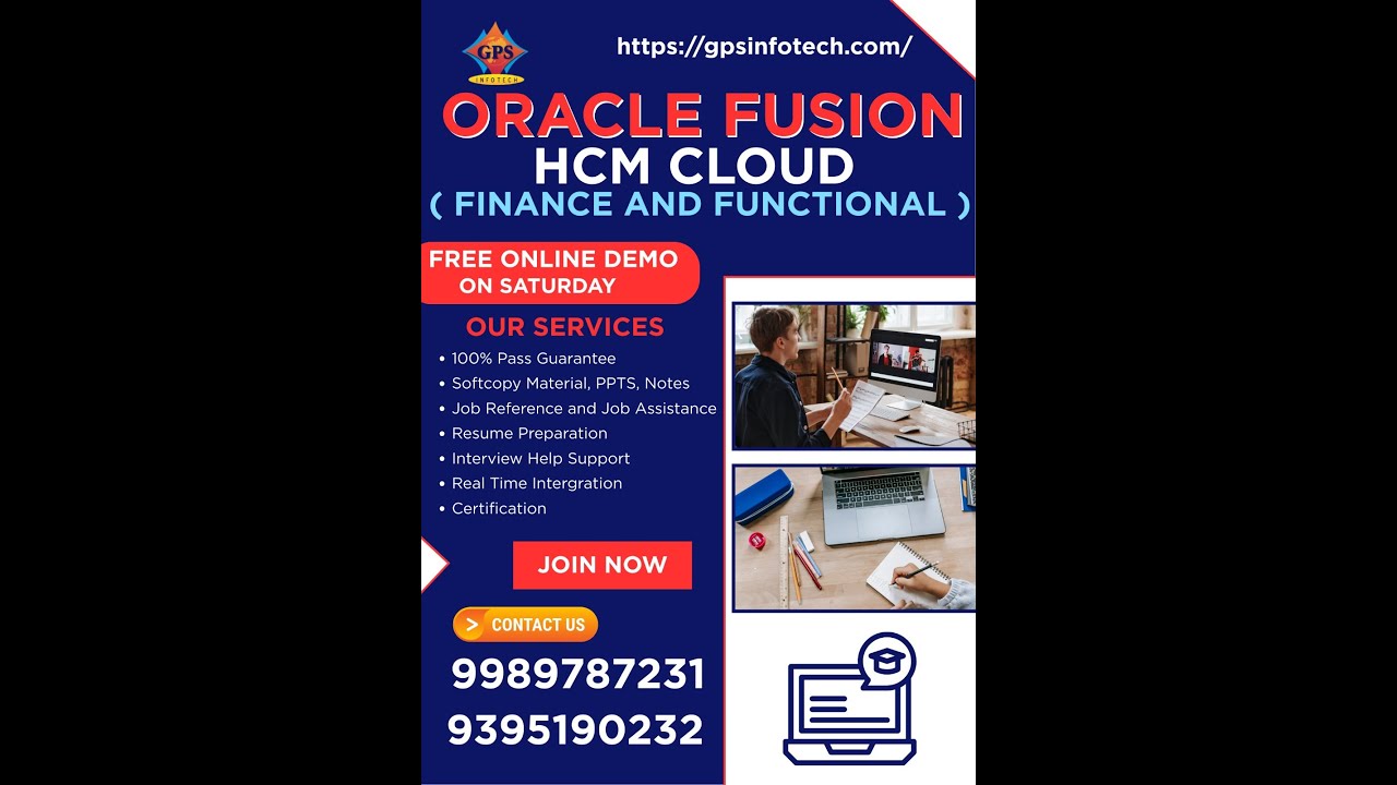 Oracle Fusion HCM Cloud| Finance-Functional | SCM|Project Oriented Training|Global HR Implementation