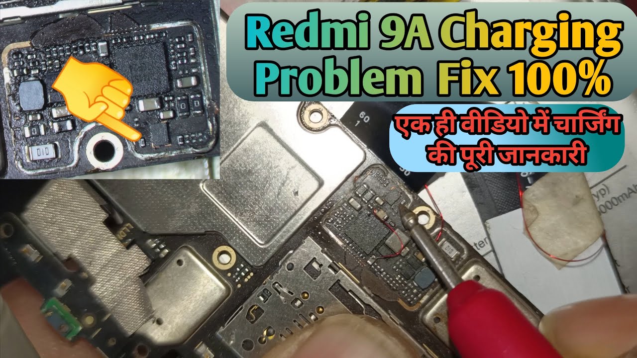 Redmi 9A Charging Problam Fix/Redmi 9a all charging problem fix with circuit digram first video