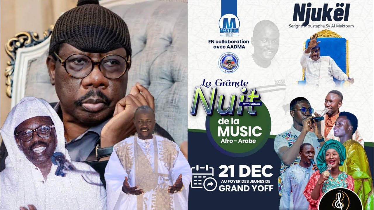 8EME EDITION GRANDE NUIT DE LA MUSIQUE AFRO-ARABE ORGANISEE PAR MAKTOUM PROD