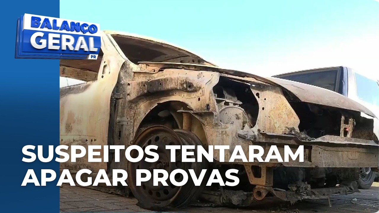 Carro usado em dois homicídios recentes é queimado; veículo era peça-chave nas investigações
