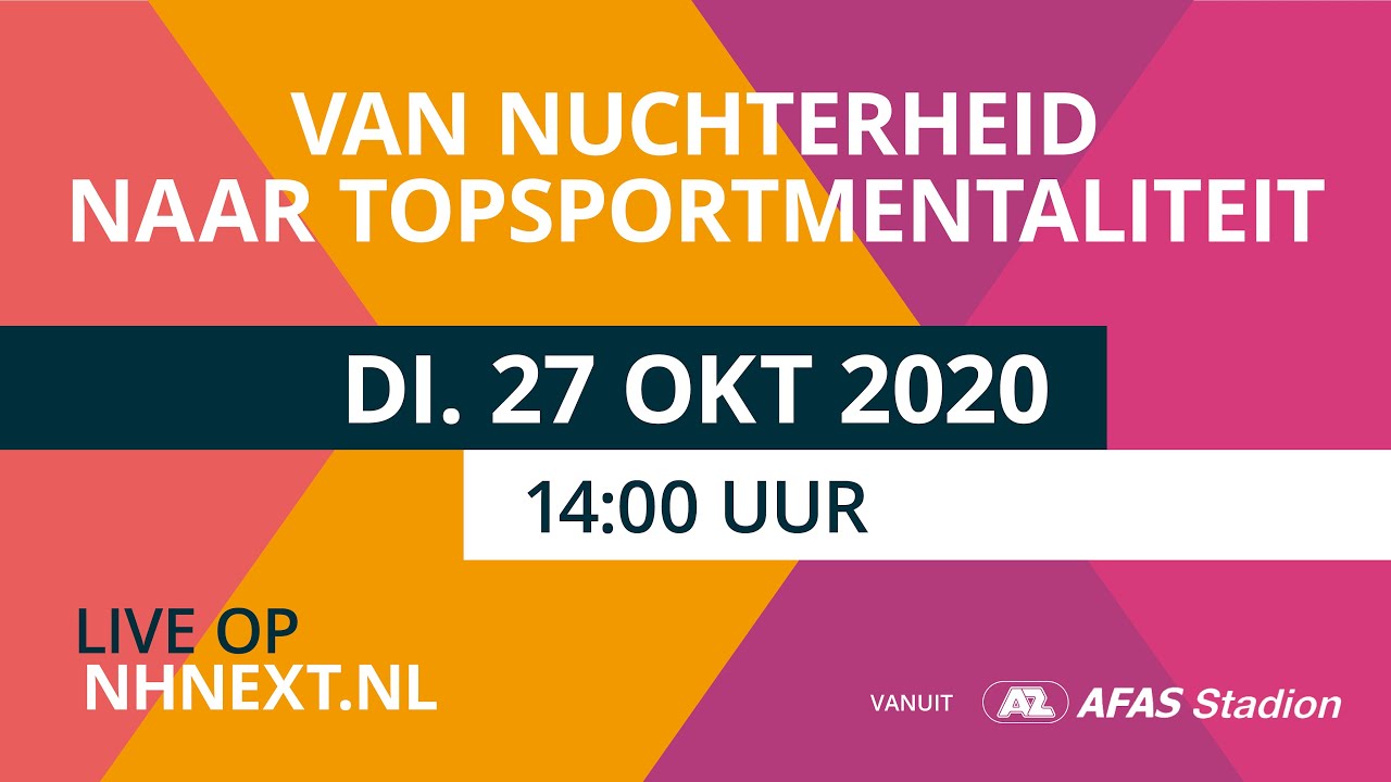 Van nuchterheid naar topsportmentaliteit | De wijze lessen van Robert Eenhoorn - AZ | NHNEXT
