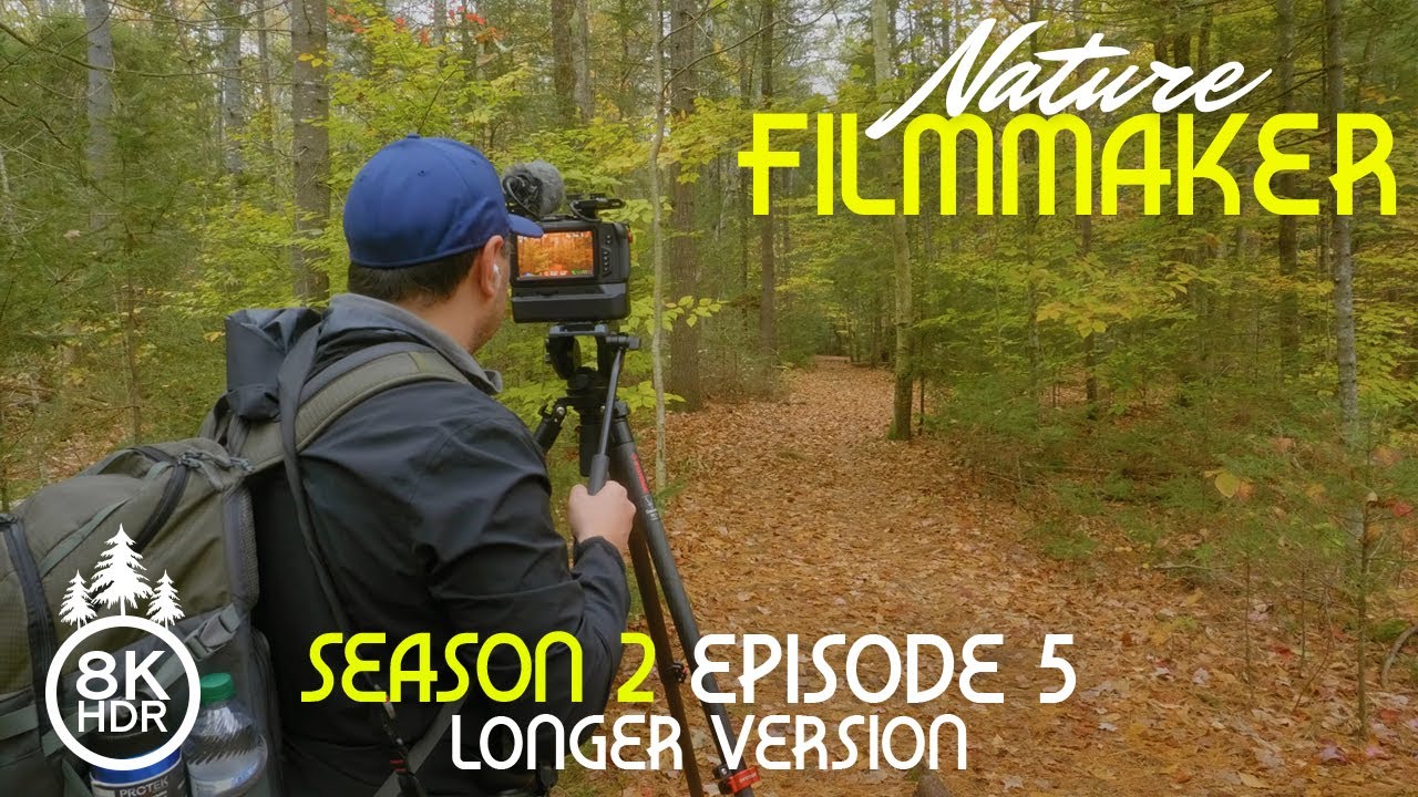 Filming Peak Fall Foliage 8K HDR | Cinematic New England - S2; Ep5 Long Video + Real Sounds