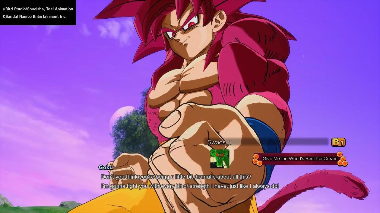 DRAGON BALL Sparking zero ss4 vs ss4 fight Clutch win