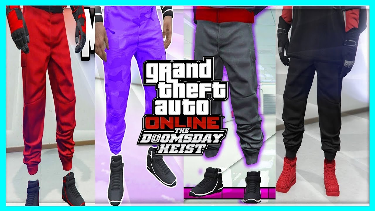 NUEVO TRUCO PARA TENER JOGGERS DE COLORES EN GTA V ONLINE PARA PS4 XBOX ONE PC - WOLF D3ATH JOGGERS