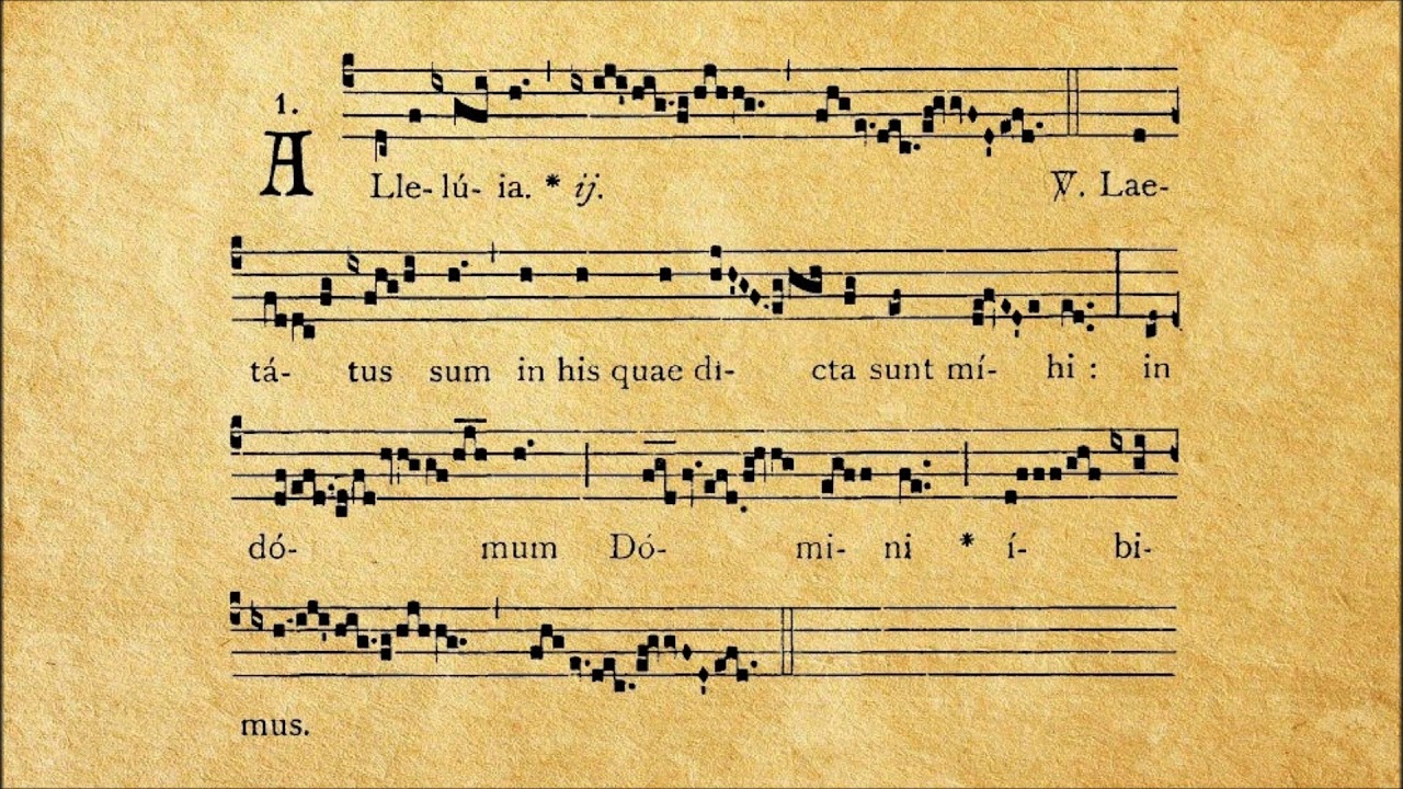 ALLELUIA 𝇕 Laetatus sum