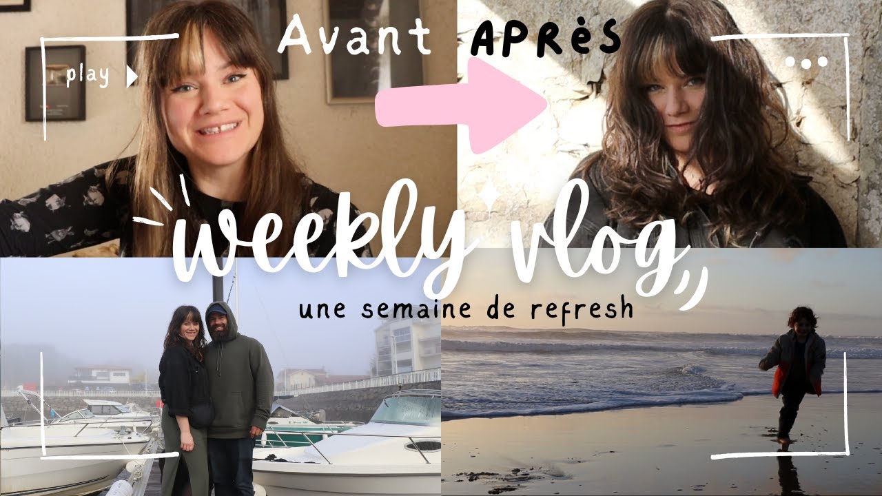 J'ai les cheveux ondulés enfait ! + Vantrip à Arcachon - Weeklyvlog