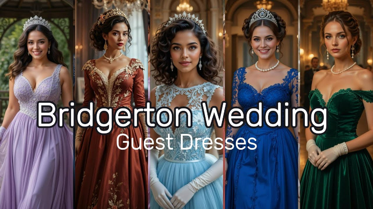 Bridgerton Style Wedding Guest Looks 👗 Elegant Regency Fashion for 2025