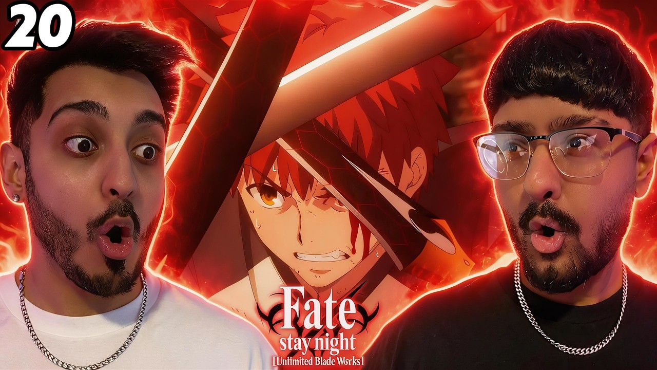 SHIROU VS ARCHER!! | Fate/stay night: Unlimited Blade Works Episode 20 REACTION