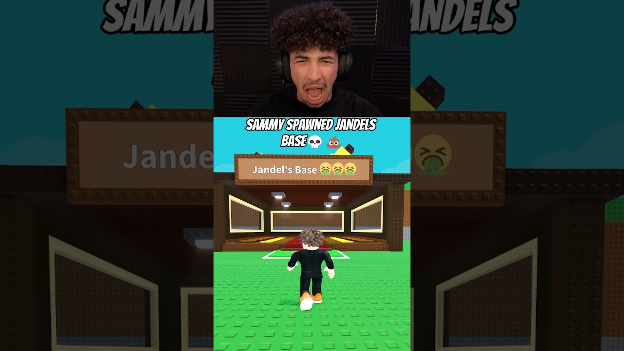 SAMMY SPAWNED JANDELS BASE💀💩#roblox #stealabrainrot