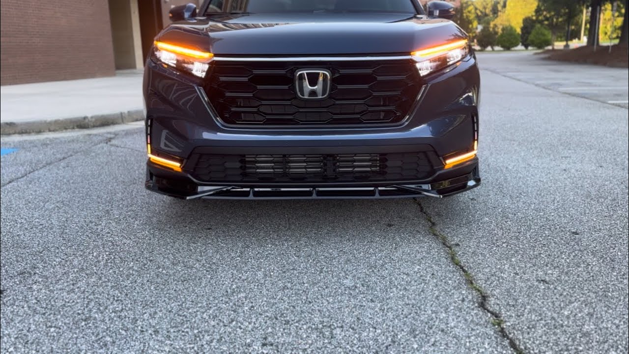 Как установить переднюю губу на Honda CRV 2023-2025 годов выпуска #crv #honda #installation