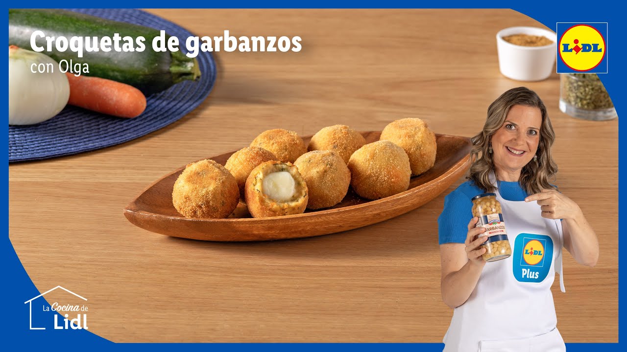 Croquetas de garbanzos 🍘🧀- Recetas con garbanzos | Lidl España