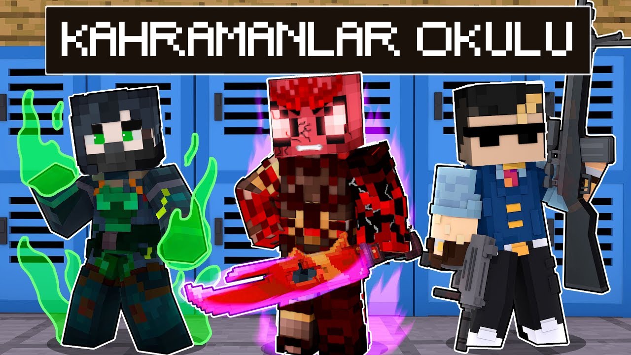 SÜPER KAHRAMAN SİLAHIMI SEÇTİM! (ATOMİK GÜÇ!🔥) - Minecraft