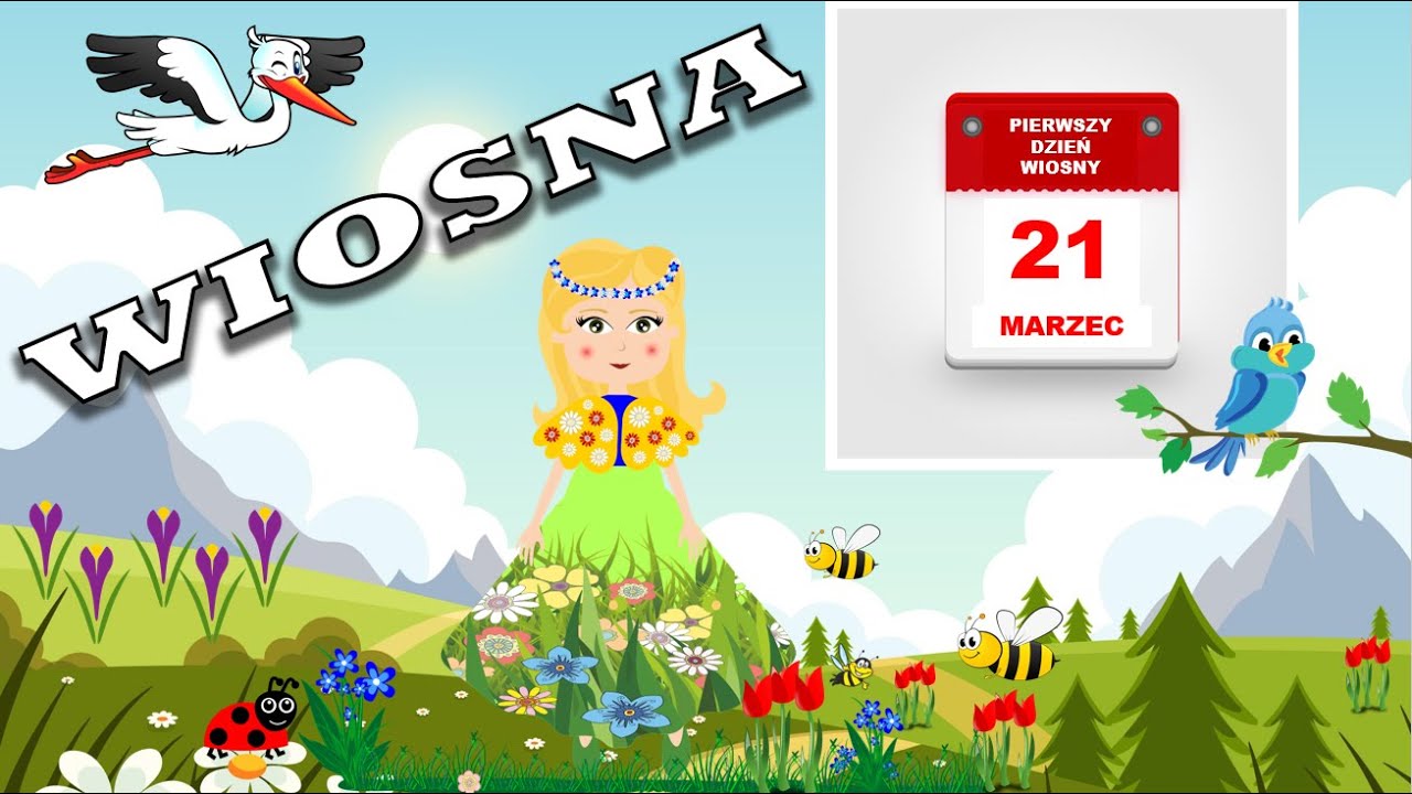 Wiosna + zadania dla dzieci