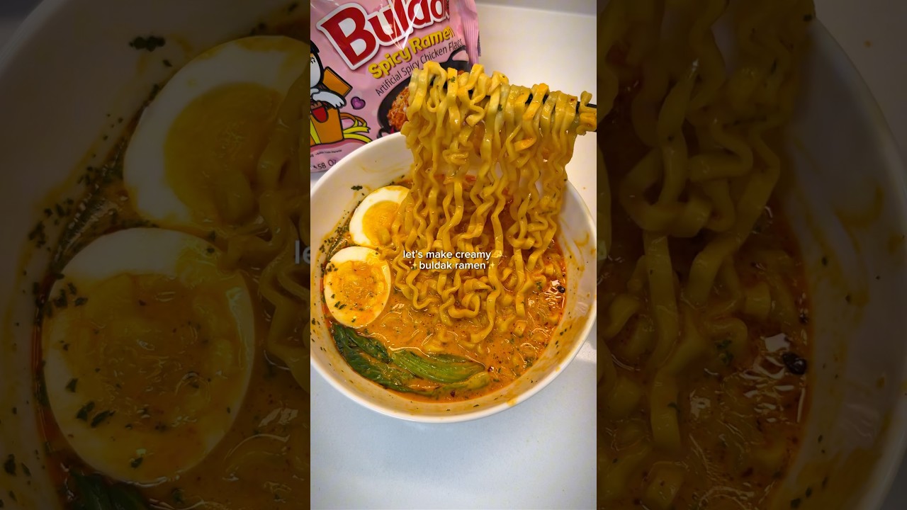 The Best Buldak Ramen You&rsquo;ll Ever Taste #asmrfood #mukbang #easyrecipe