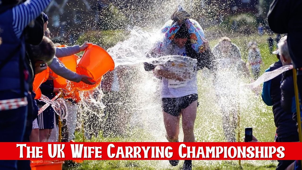 The UK Wife Carrying Championships 2018