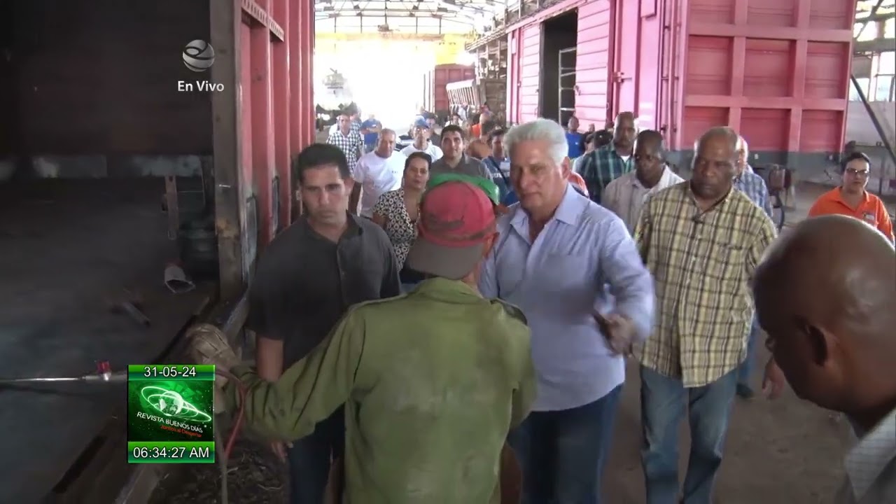 Recorre Presidente de Cuba municipio de Sagua La Grande