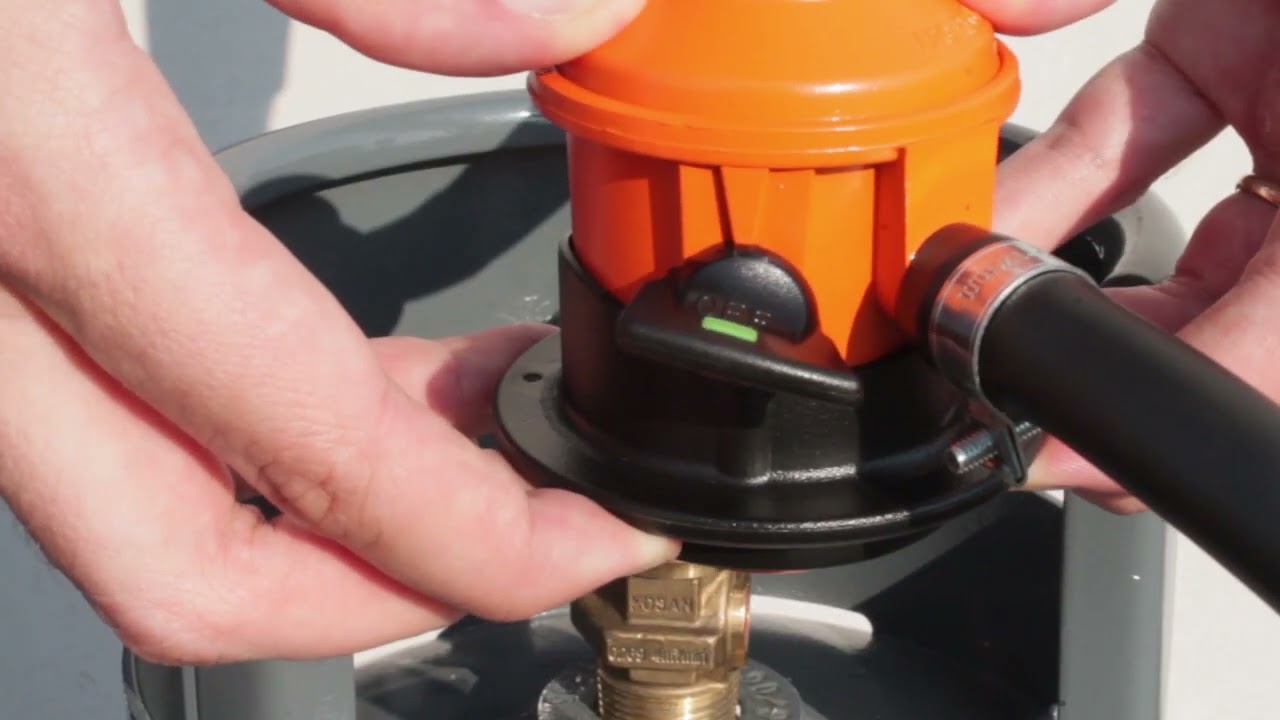How to fit an LPG Quick On Regulator   KOTC ARABIC