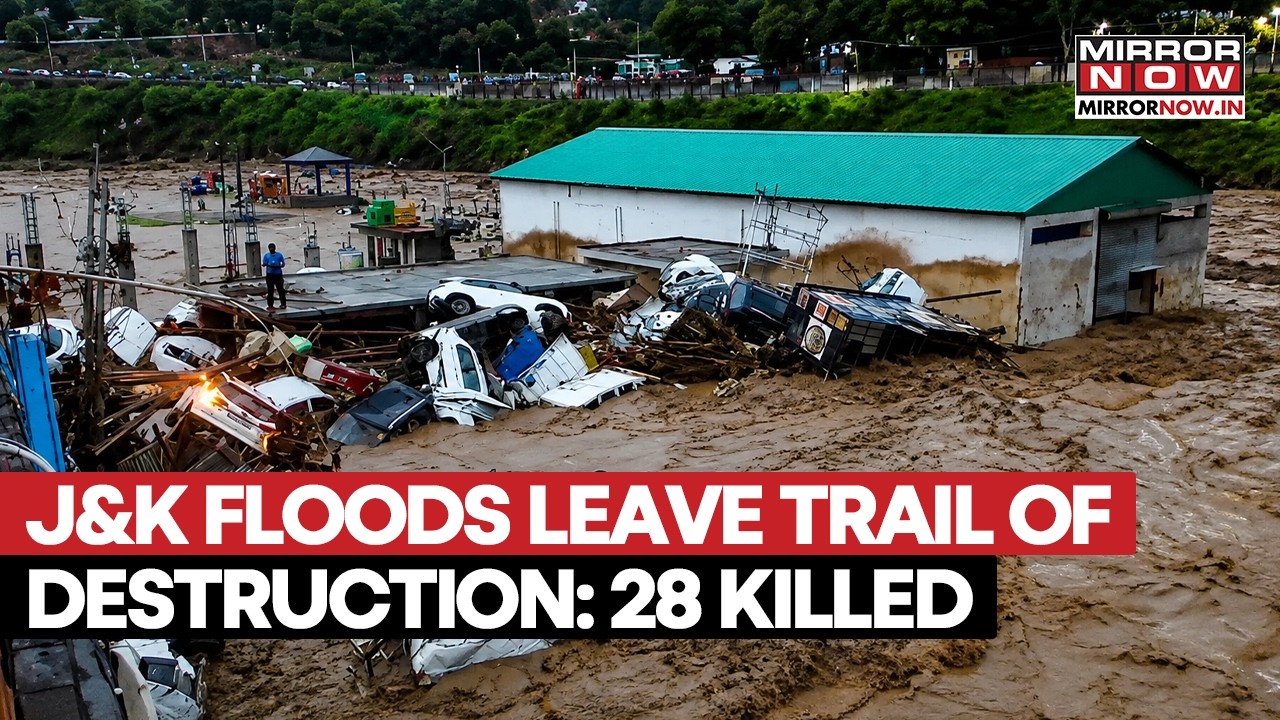 J&K Flood Fury Leaves Trail Of Death & Chaos In Rajouri Overnight; 28 Killed, Several Missing