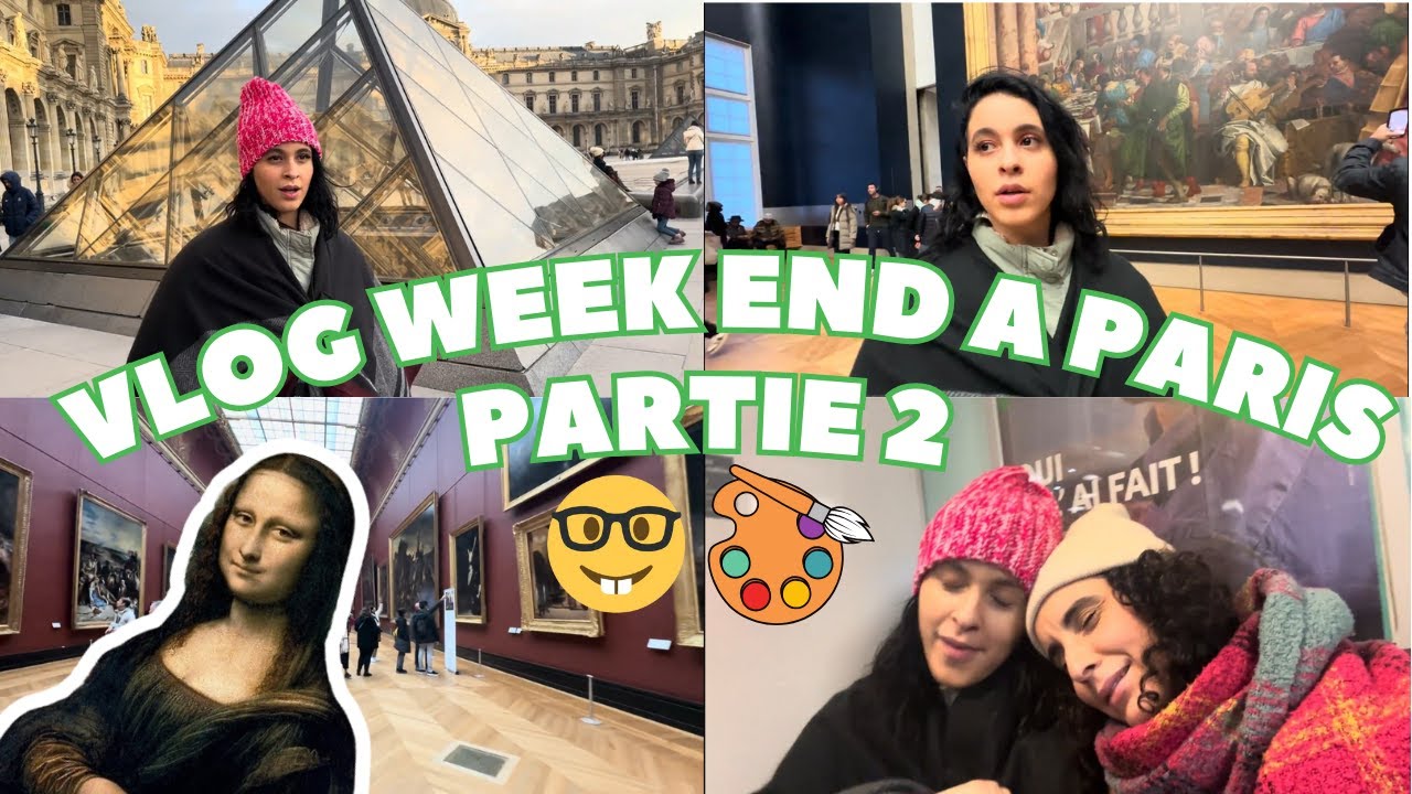 VLOG WEEK END A PARIS : visite du Louvre, Palais-Royal, galerie Vivienne...(partie 2)