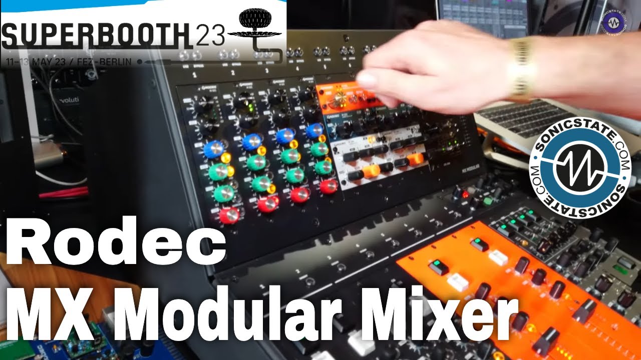 Superbooth 2023: Rodec - MX Modular Mixer for 500 Series Rack