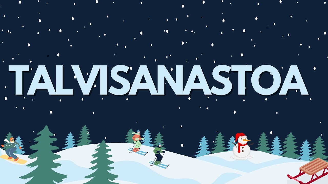 Mitä talvella tehdään? //talvisanastoa