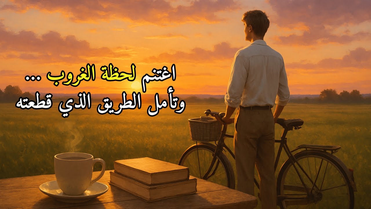 اغتنم لحظة الغروب… وتأمل الطريق الذي قطعته