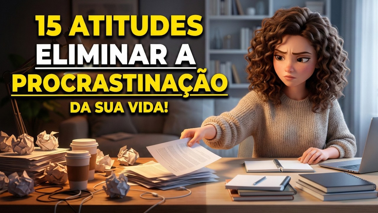 15 Atitudes Para ELIMINAR a Procrastinação Da Sua VIDA!
