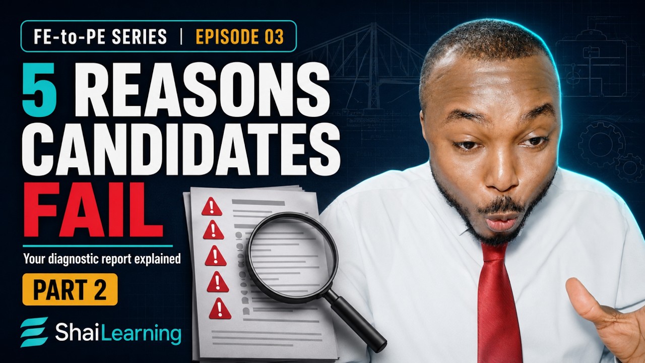 Part 2 -  Why Candidates Fail the FE Exam: 5   Mistakes and Diagnostic Report Analysis