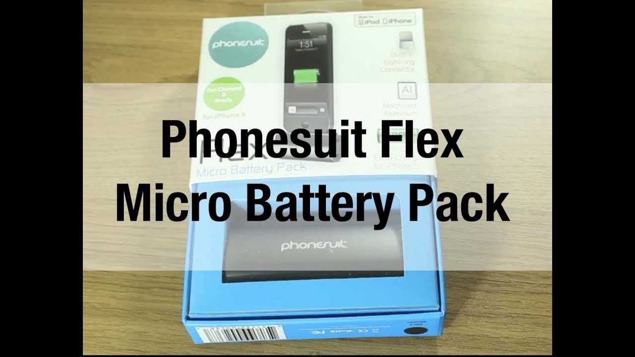 Phonesuit Flex Micro Battery Pack for iPhone 5 - Review