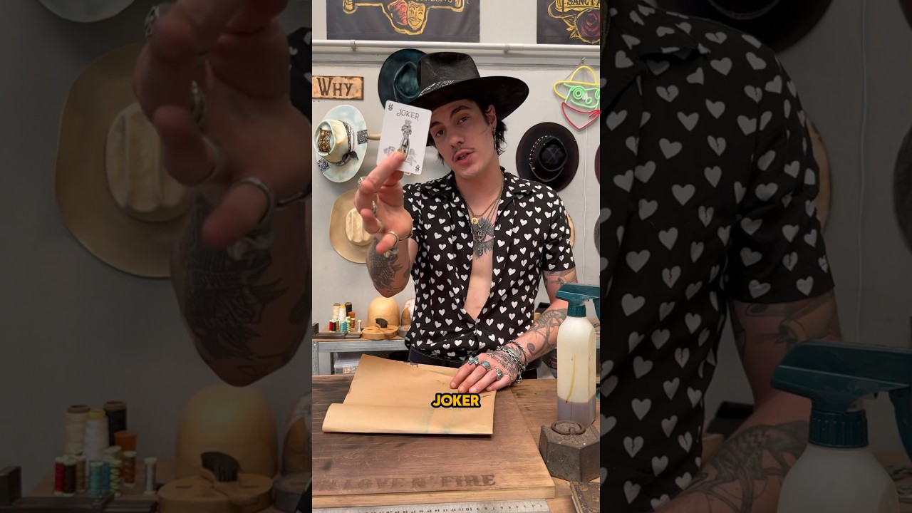 &ldquo;SMOKY JOKER&rdquo; Custom hat. Design and creation process.