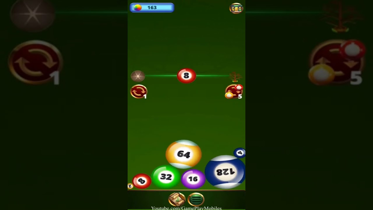 falling balls - merge the same (android)
