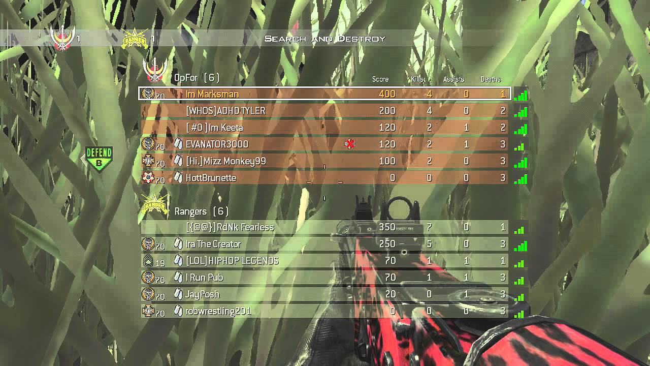 MW2 SnD Live | Beating Trashtalkers