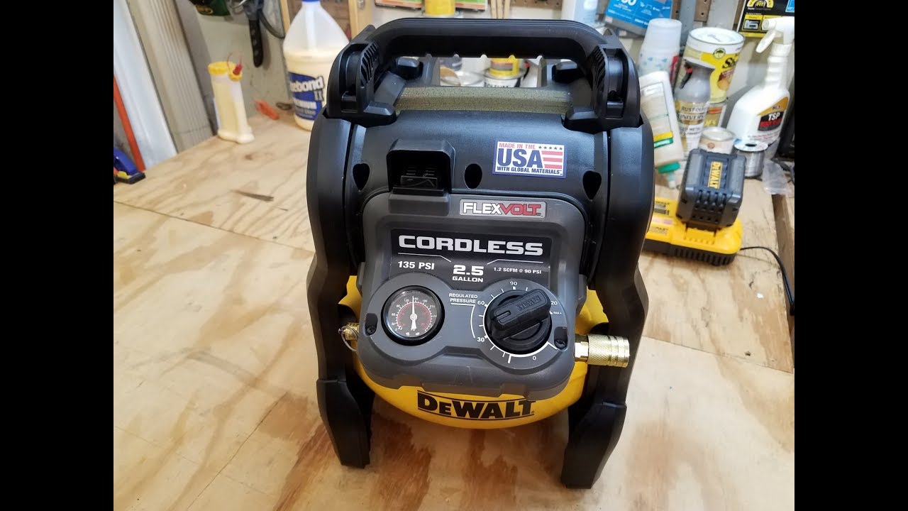 DeWalt FlexVolt 2.5 Gallon Cordless Compressor Review