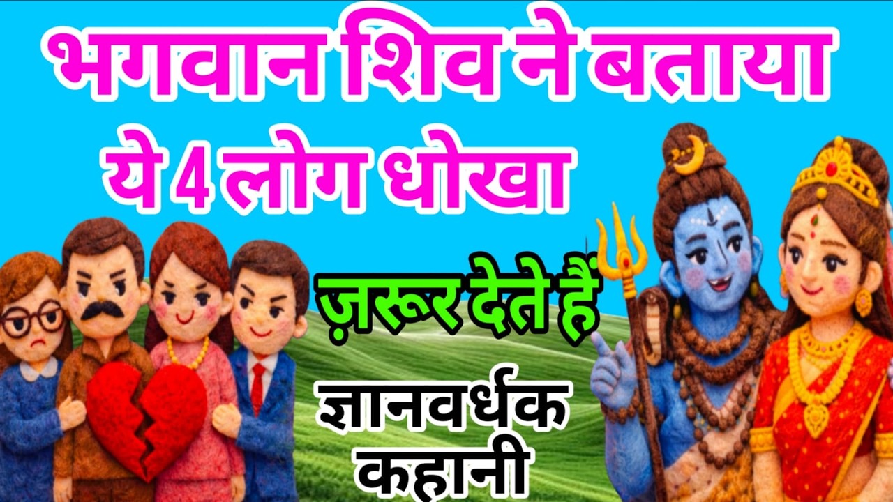 भगवान शिव ने बताया?चाहे कितने भी सगे क्यों न हो ये 4 लोग धोखा ज़रूर देते है? #theHinduReligiousZone