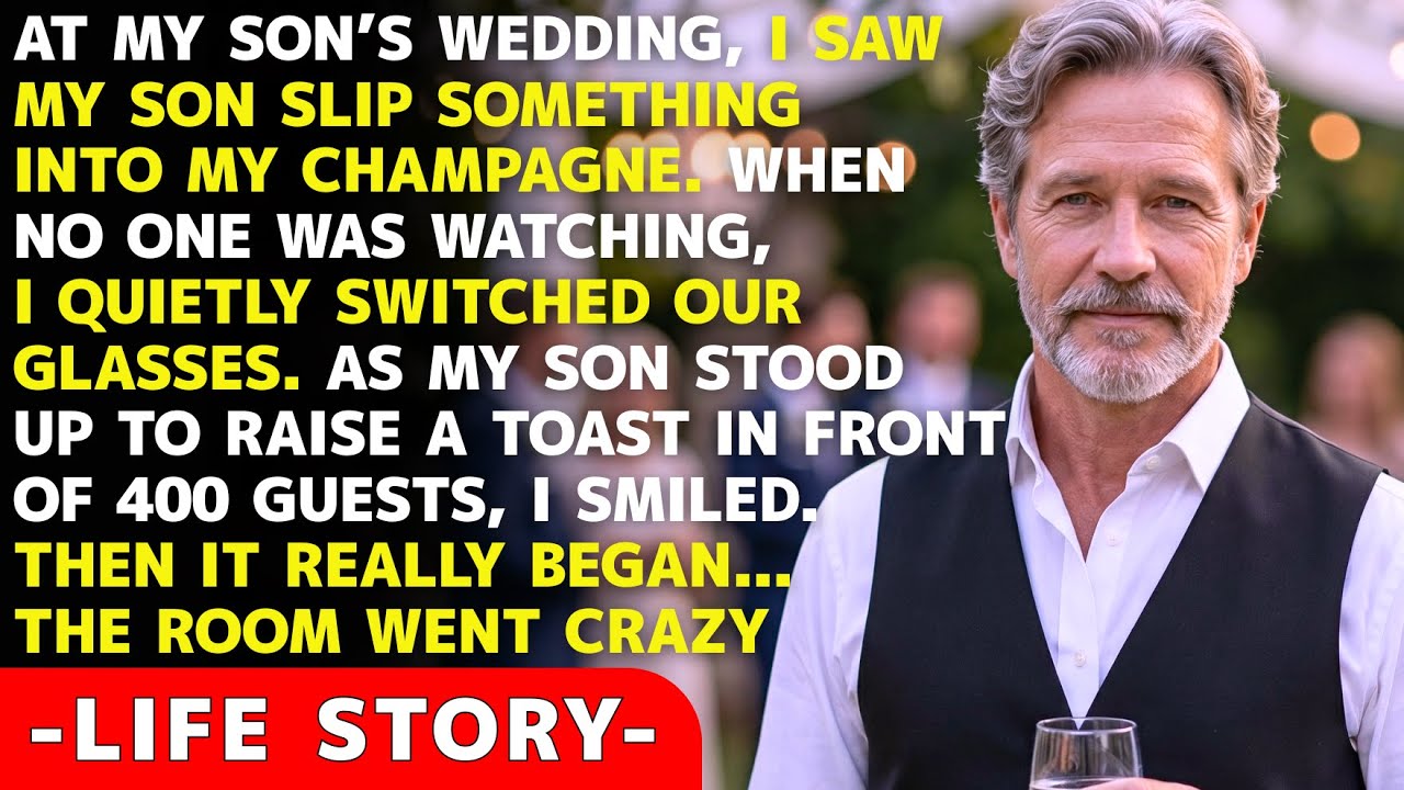 My Son Spiked My Drink At His $200K Wedding—So I Let Him Toast Before 400 Guests. 5 Minutes Later.