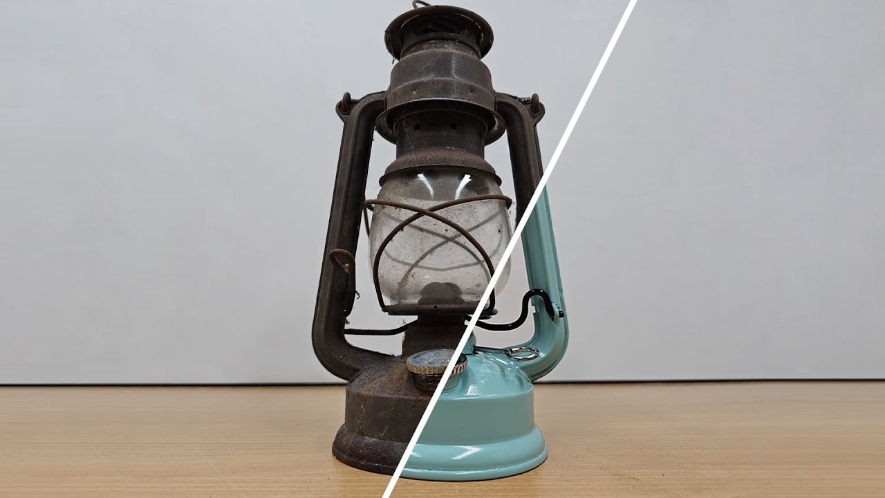 1930's Rusty Old Lantern Restoration