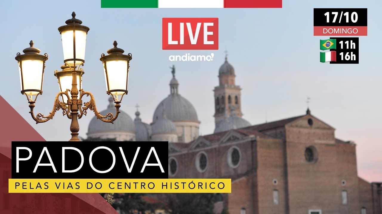 🔴LIVE Italia #42 | Domingo em Padova! | Andiamo Veneto! #italia