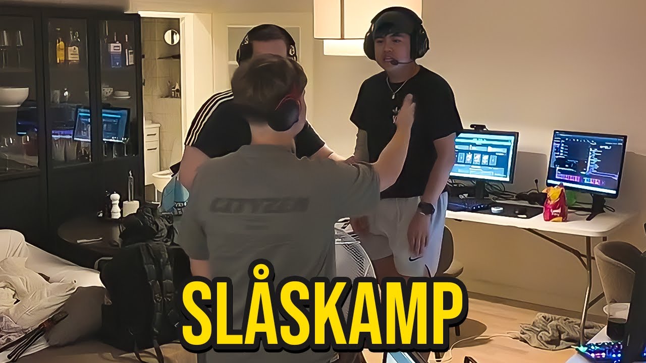 Vi Kom Op Og Sl&aring;s...