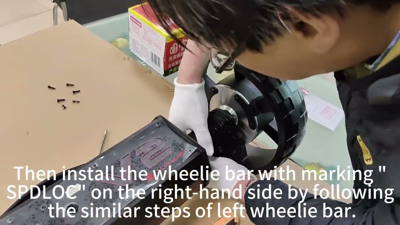 Step 4 - Installing Wheelie Bars - V2Pro Speedlock System Installation Instruction