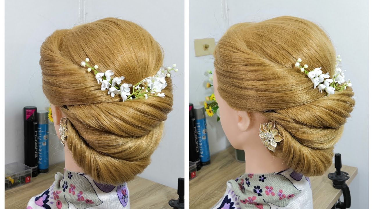 Easy Bride hair | เกล้าผมเจ้าสาว ทรงองุ่นสั้น สวยหวาน ใช้ได้กับชุดไทยและชุดราตรี