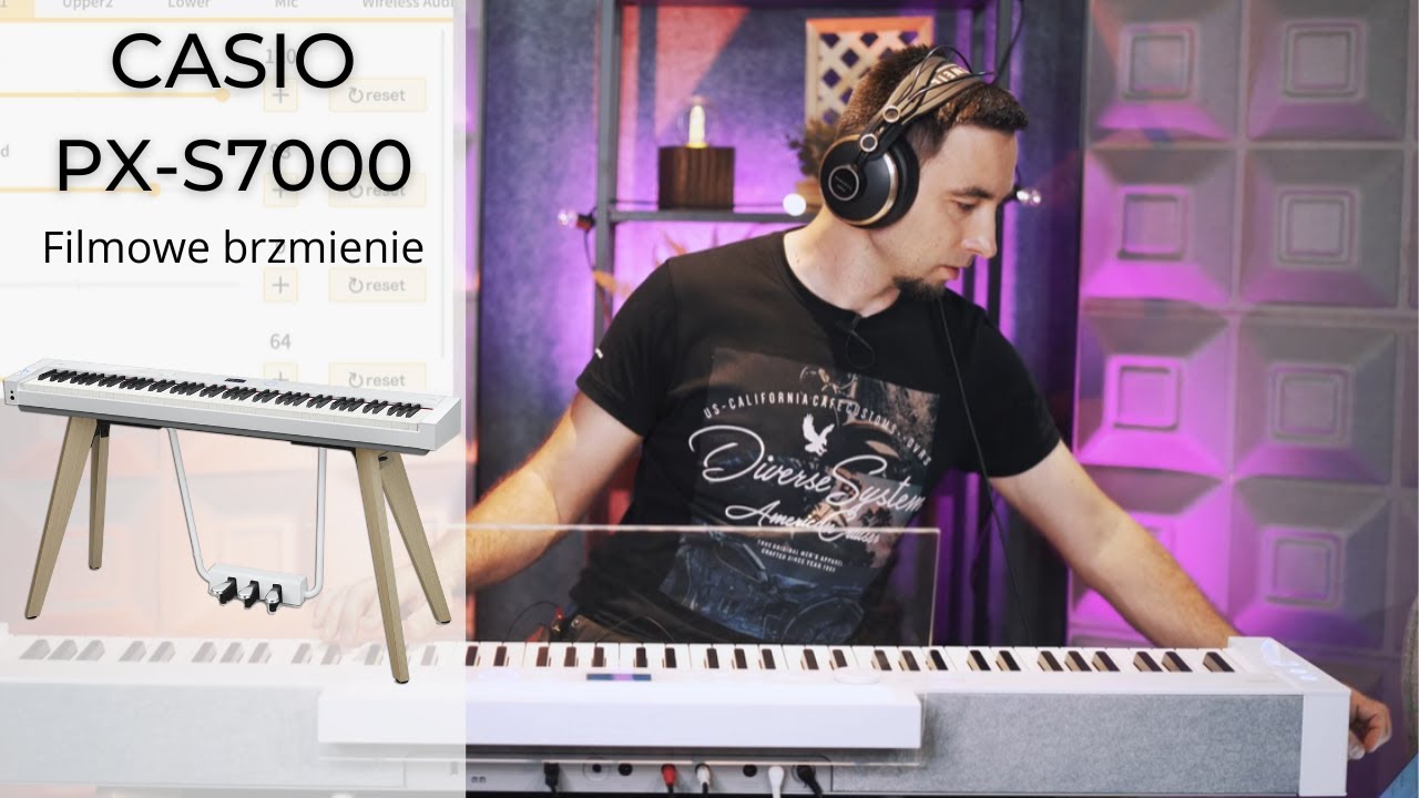 Jak uzyskać filmowe brzmienie pianina? I CASIO PX-S7000