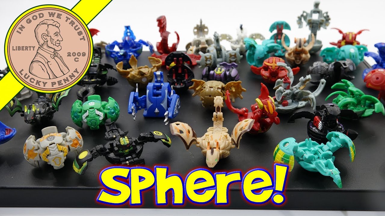 45 Bakugan Battle Brawlers Toy Spheres Collection - What's In The Case?