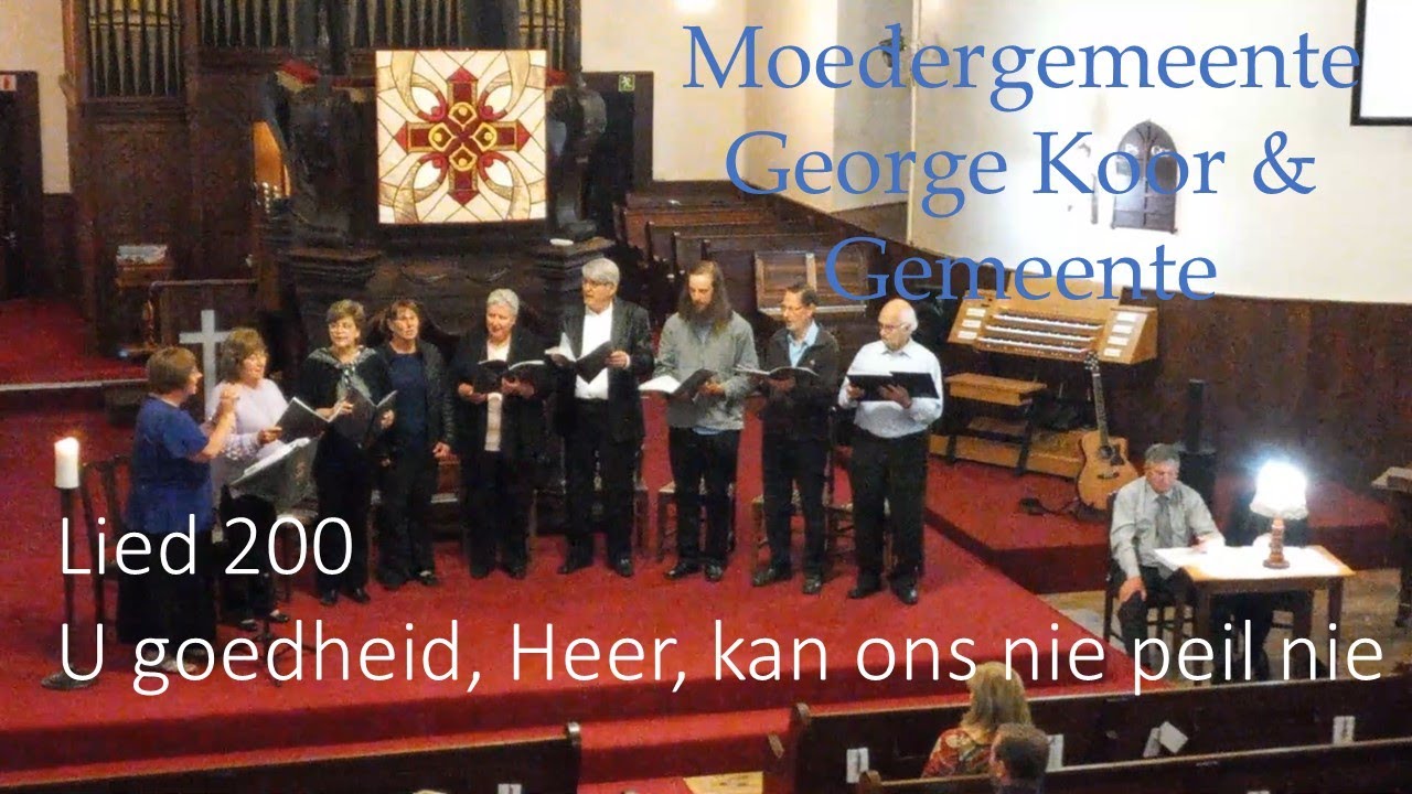 U goedheid, Heer, kan ons nie peil nie -  L200