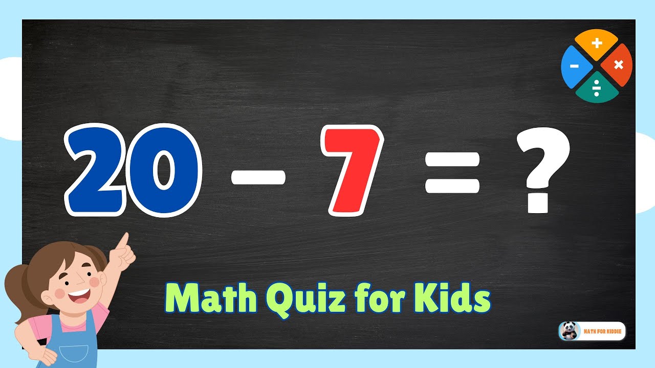 2nd Grade Subtraction Quiz | 30 Fun & Easy Math Questions for Kids
