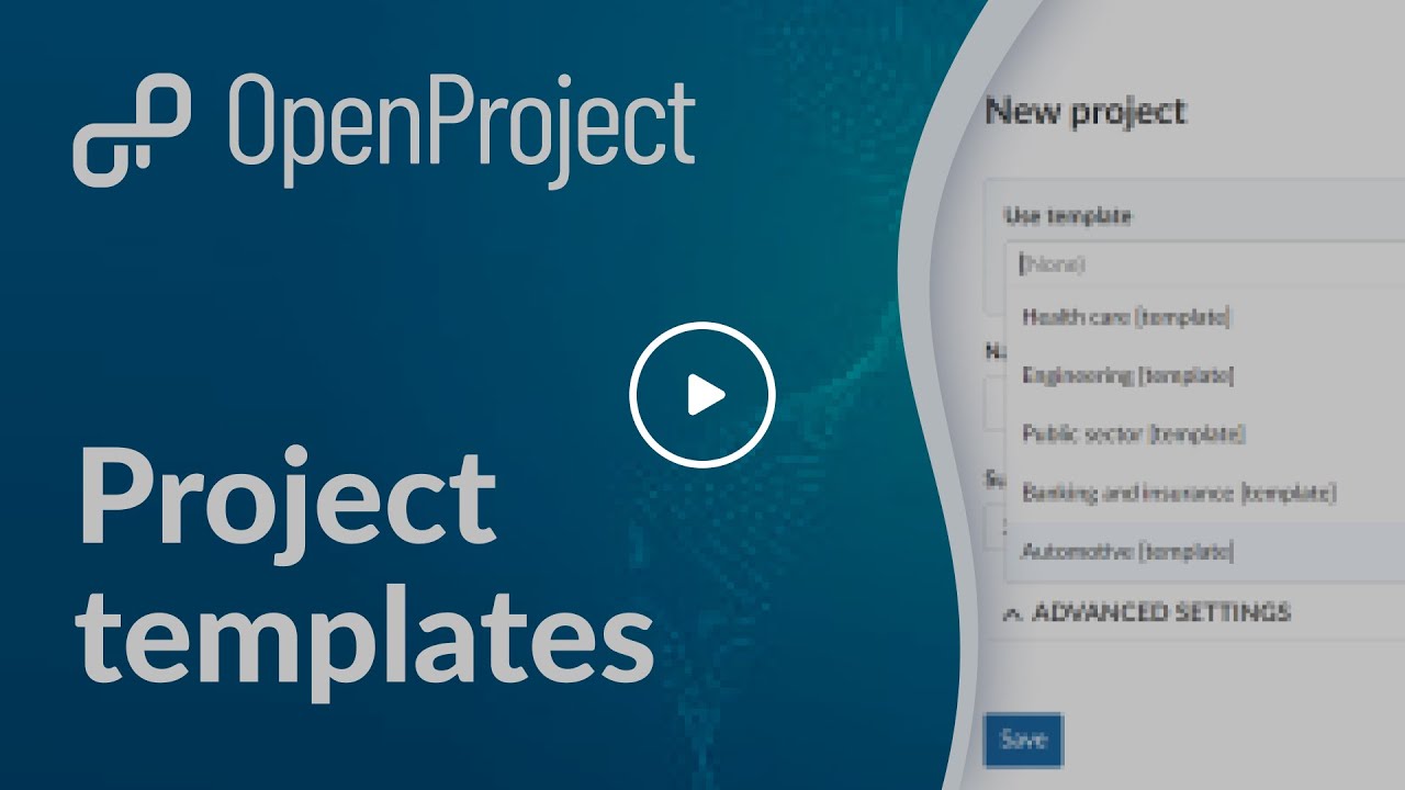 Шаблоны проектов OpenProject (2020)