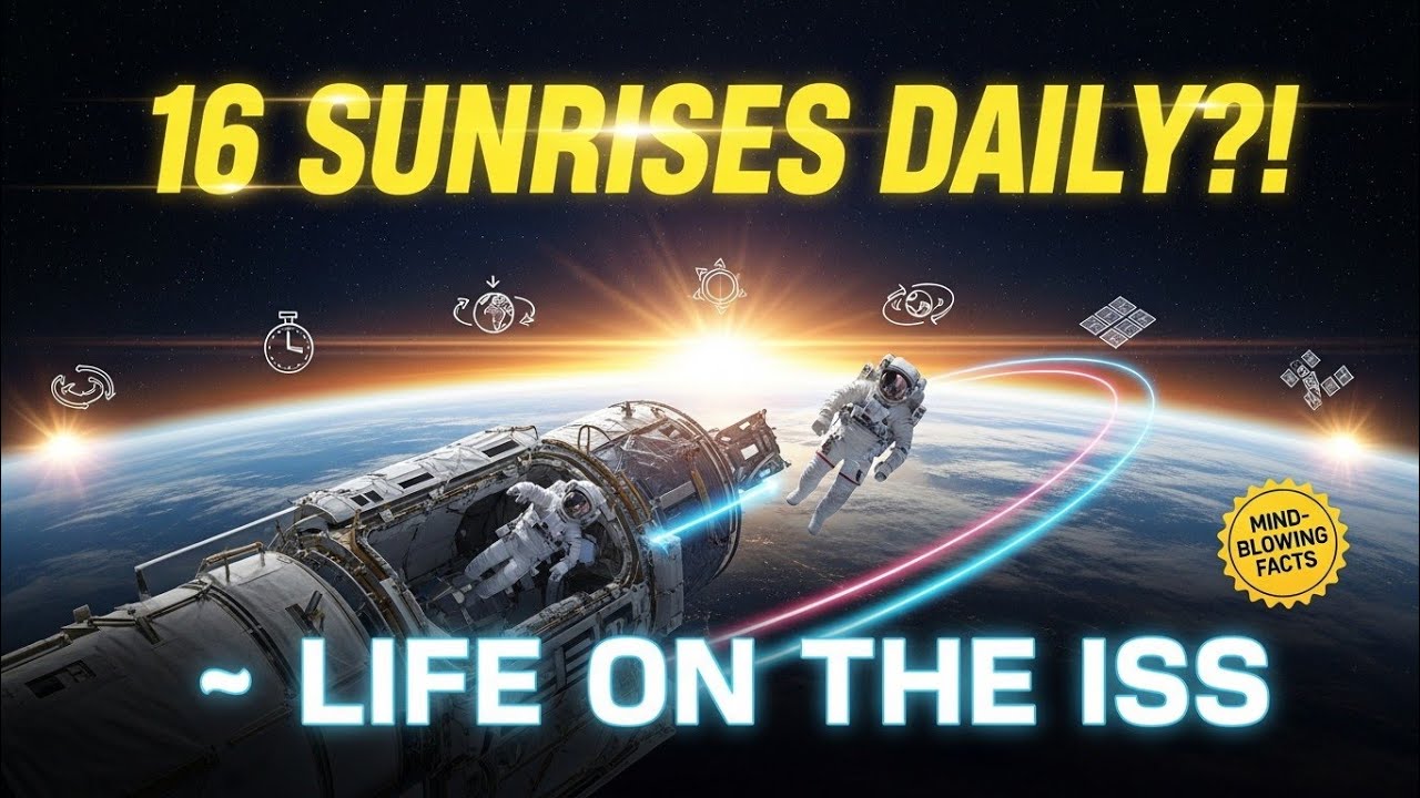 16 Sunrises EVERY Day? 😱 Life on the ISS Explained!