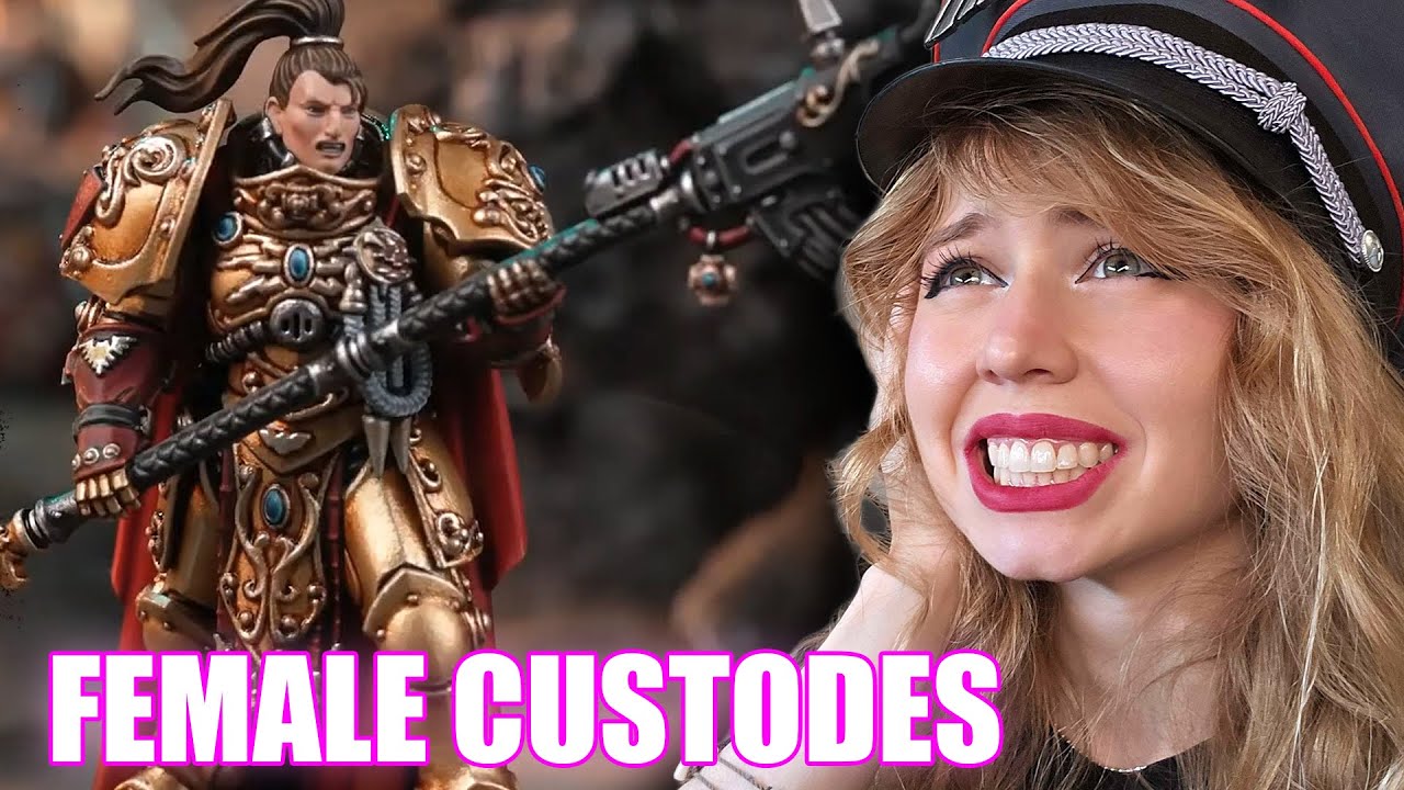 FEMALE CUSTODES In Warhammer Preview - NOT CANON?!?